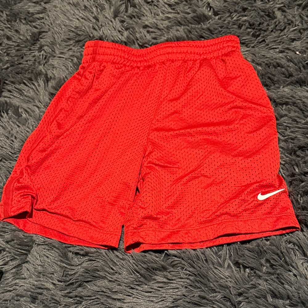 Nike Kids Red Mesh Shorts